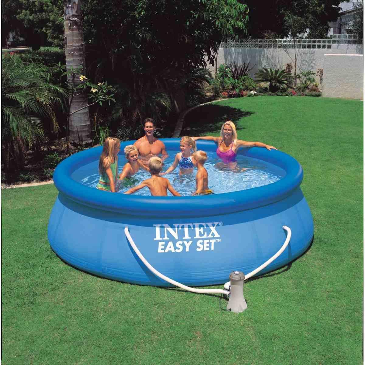 Intex 28132 - piscina easy cm 366x76 con pompa filtro
