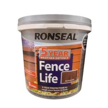 Ronseal fence life noce medio lt 5 impregnante ad acqua
