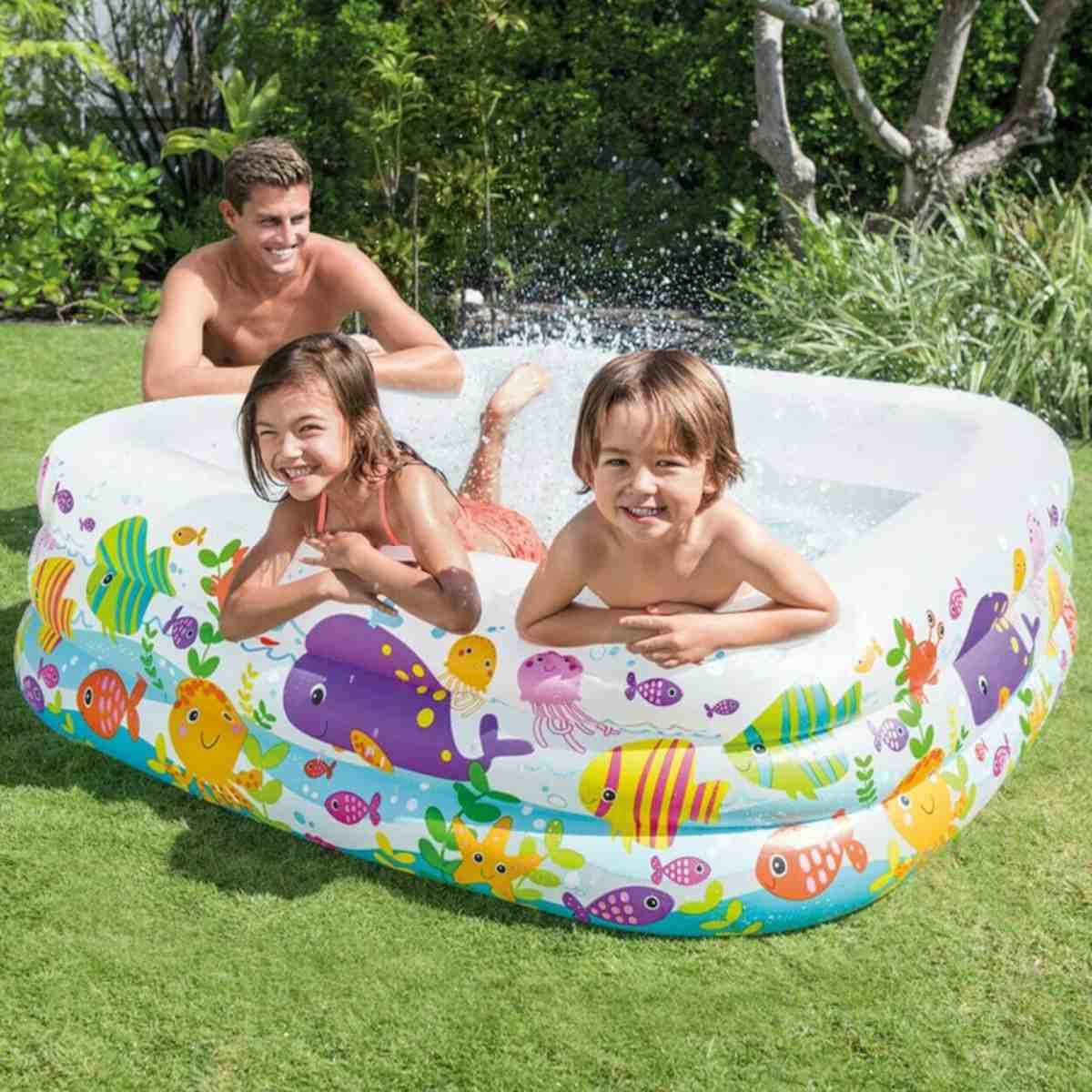 Intex 57471 - piscina acquario cm159x159x50