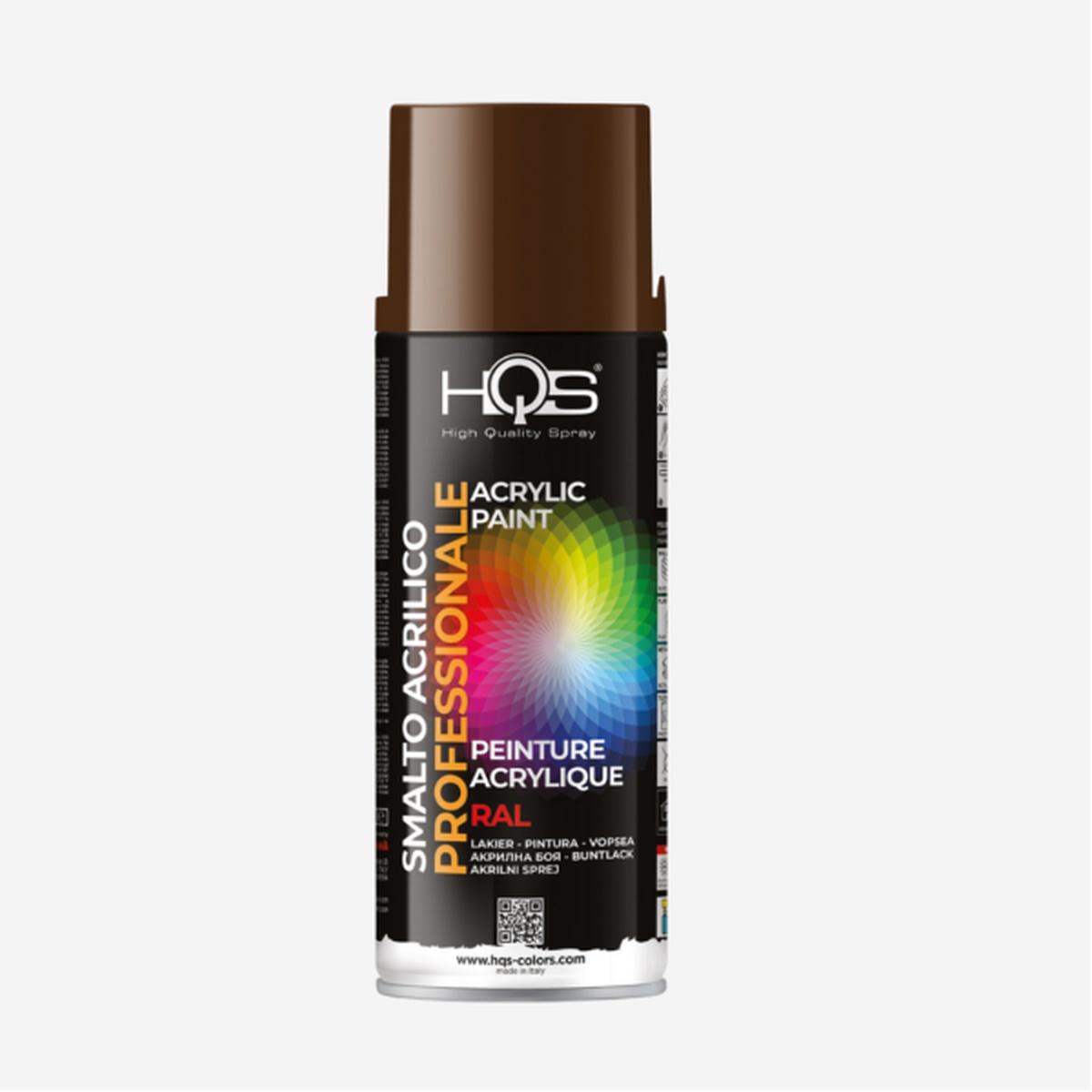 Spray ral 8011 marrone noce 0,4l - hqs colors