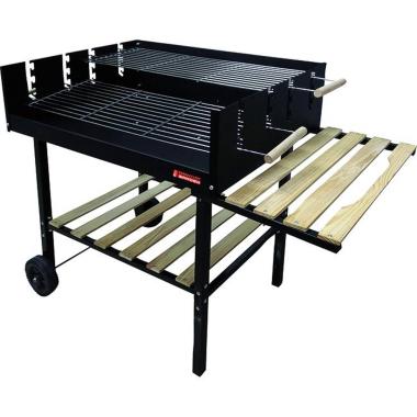 Barbecue sandrigarden sg 85-56 con ruote 85x56cm