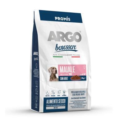 Argo benessere maiale dry premium per cane 3kg