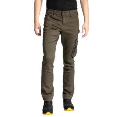 Pantaloni jobc worker multitasche verde uomo tg.52