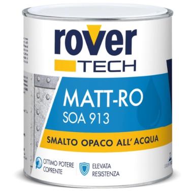 Rover soa 913 - matt-ro smalto opaco all'acqua giallo girasole 750ml