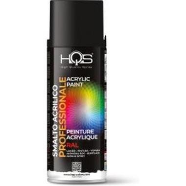 Hqs colors vernice spray ral 9005 nero satinato 500ml