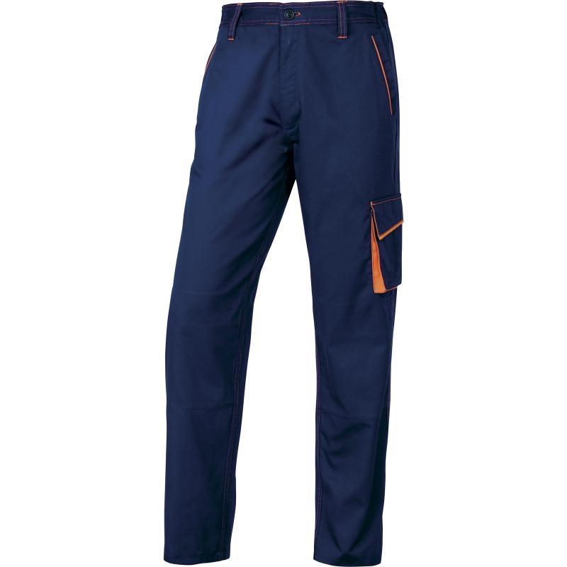 Deltaplus - Pantaloni da lavoro blu/arancio - Taglia M - M6PAN